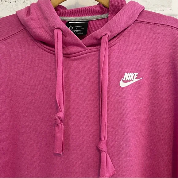 Nike Oversized Yoga Sweatshirt PINK Size SMALL (see measurements) #WB127 - Picture 3 of 7
